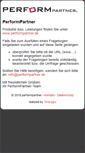 Mobile Screenshot of performpartner.net